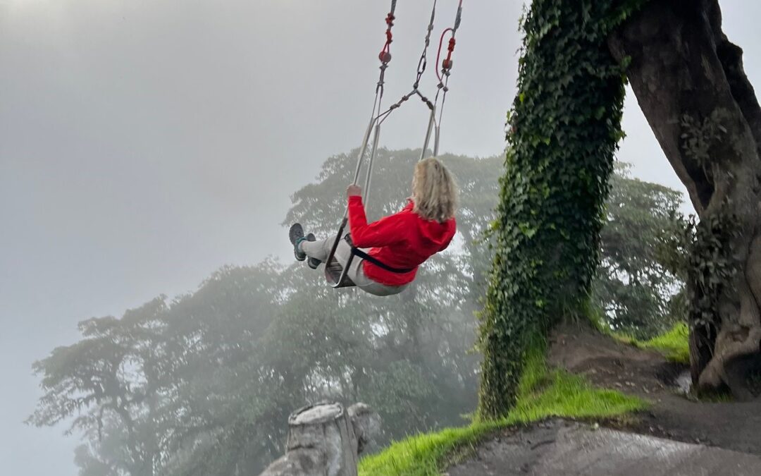 Waarom durf ik wel te bungeejumpen en boven een ravijn te schommelen
